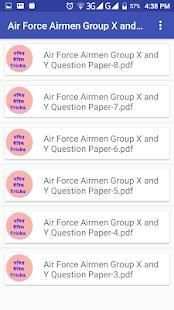 Airforce Airmen Group X and Y Question Papers screenshot 1