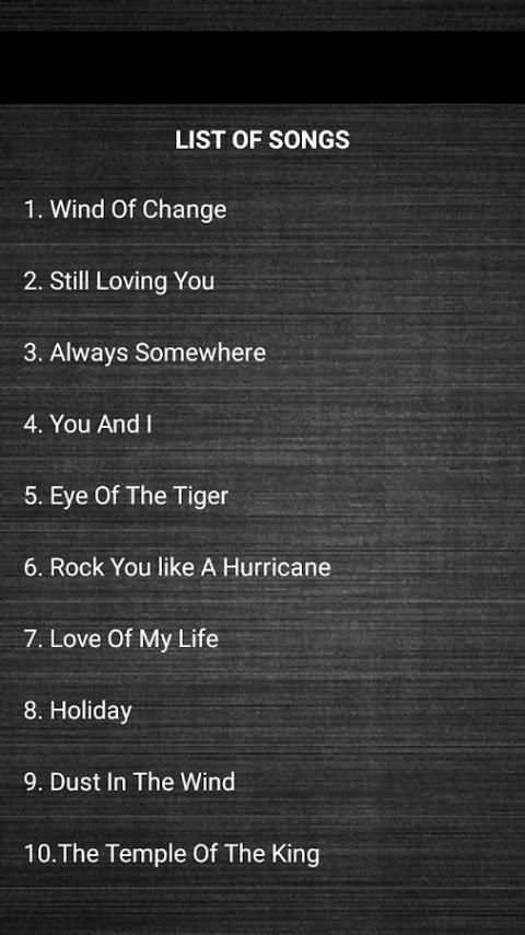 "Holiday - Scorpion Best Songs" screenshot 2