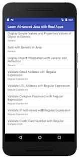 Learn Advanced Java with Real Apps स्क्रीनशॉट 3