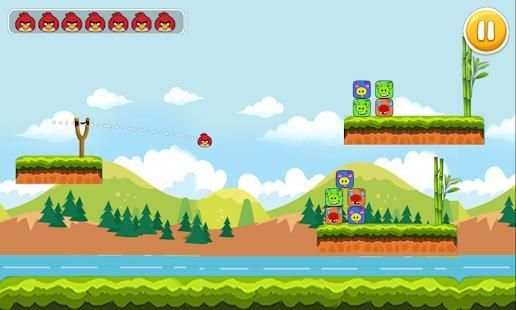 Knock Down Angry Bird स्क्रीनशॉट 1