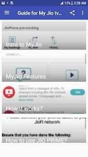 Guide for My Jio tv update Tricks स्क्रीनशॉट 3