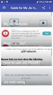 Guide for My Jio tv update Tricks स्क्रीनशॉट 2