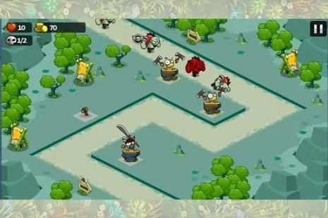 Angry Tower Wars स्क्रीनशॉट 1