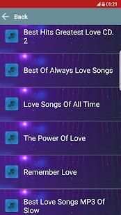 100 Love Songs MP3 Hits screenshot 3