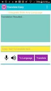Translate Easy screenshot 1