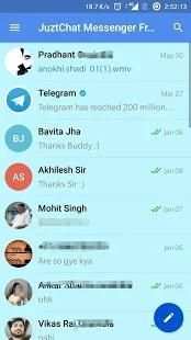 JuztChat Messenger Free Calls and Messages screenshot 5