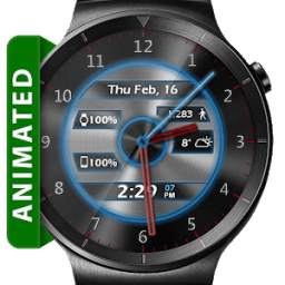 Metal Glow HD Watch Face & Clock Widget