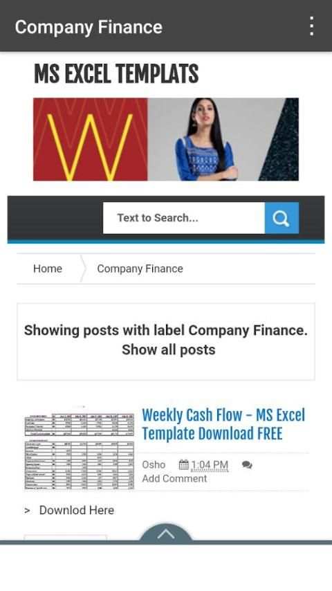 Excel Templates screenshot 7