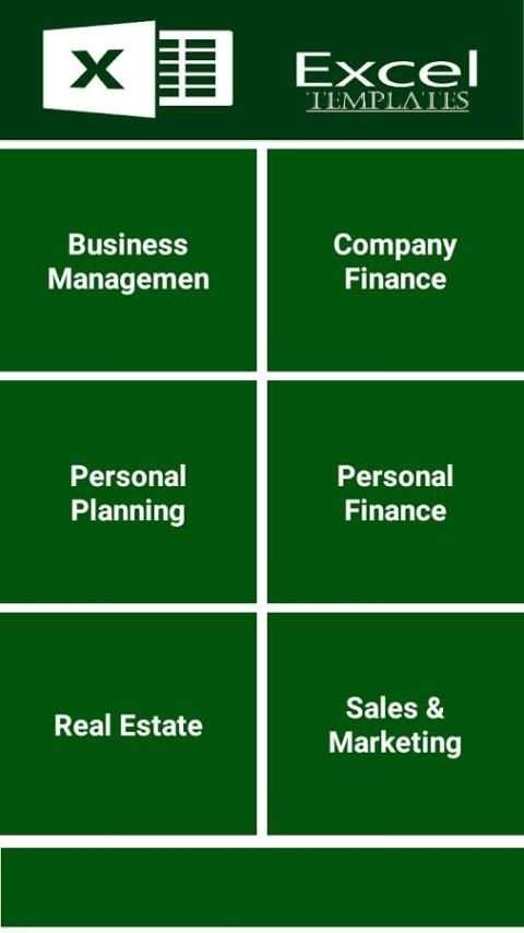 Excel Templates screenshot 8