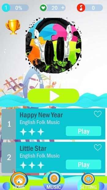 Piano Tiles 2018 : Piano STAR GAME screenshot 1