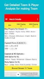 Winning 11-Dream 11, Halaplay Fantasy Cricket Tips screenshot 3