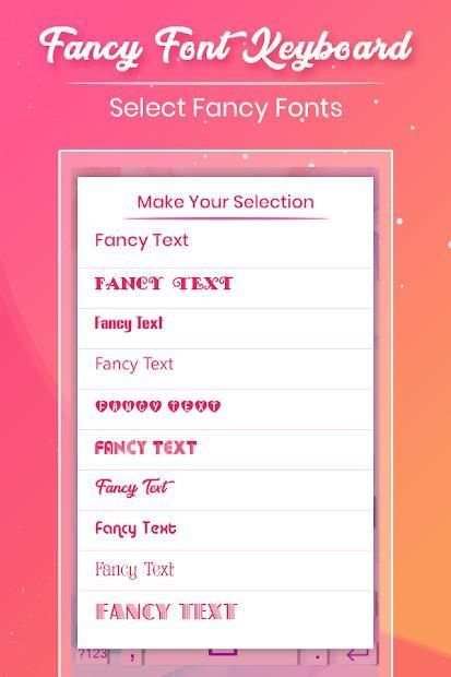 Fancy Font Keyboard : Stylist KeyBoard स्क्रीनशॉट 3