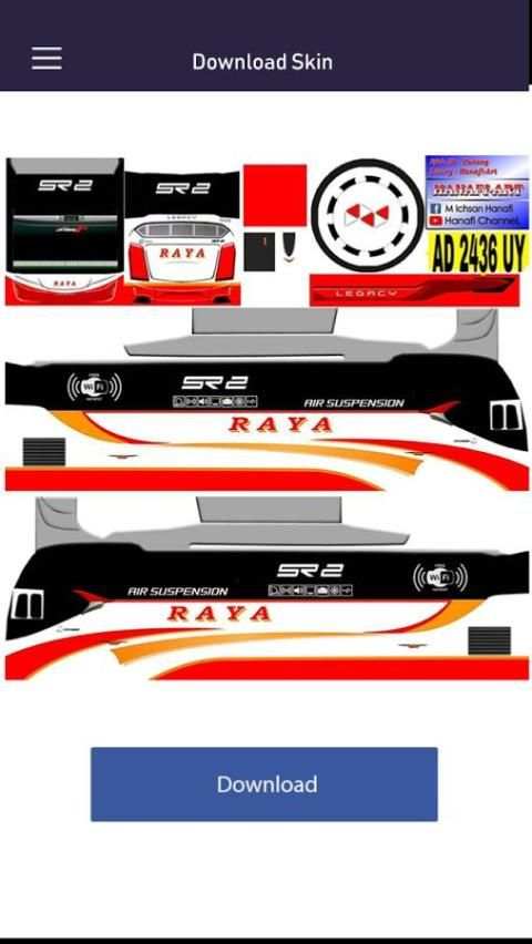 Livery Bussid Pahala Kencana screenshot 1