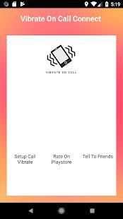 Vibrate On Call Connect screenshot 2