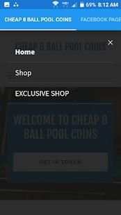 Cheap 8 Ball Pool Coins screenshot 1