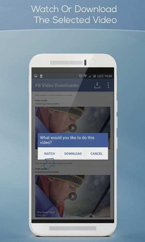 FVF : Video Downloader for Facebook screenshot 1