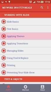 PowerPoint 2016 Tutorials ( PowerPoint Guide ) screenshot 10