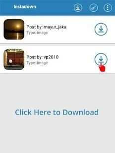 instaDown Fast Download Image & Video स्क्रीनशॉट 3