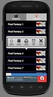 Final Fantasy Ringtone स्क्रीनशॉट 2