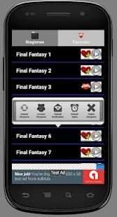 Final Fantasy Ringtone स्क्रीनशॉट 1