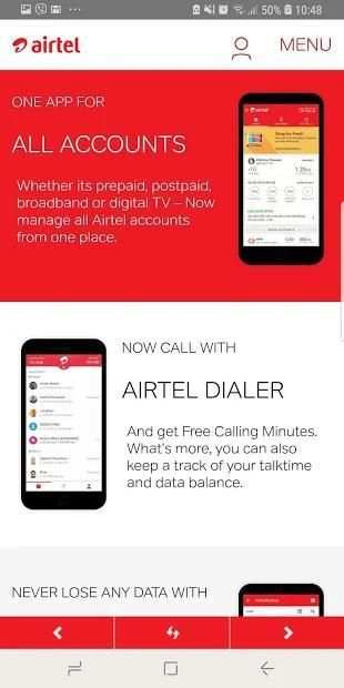 My Airtel App screenshot 2