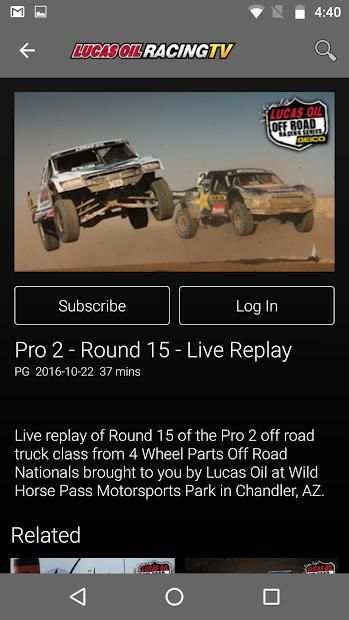 Lucas Oil Racing TV screenshot 5
