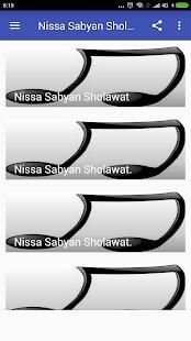 Nissa Sabyan Sholawat 2018 screenshot 1