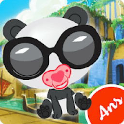Little Panda : Match 3 Dream Town icon