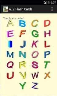 A..Z Letters Flash Cards screenshot 4