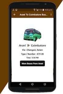 Arani Bus Info screenshot 4
