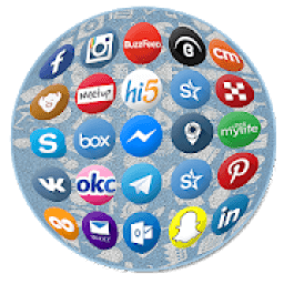 ikon Social Networks : All in one Social Media Classic