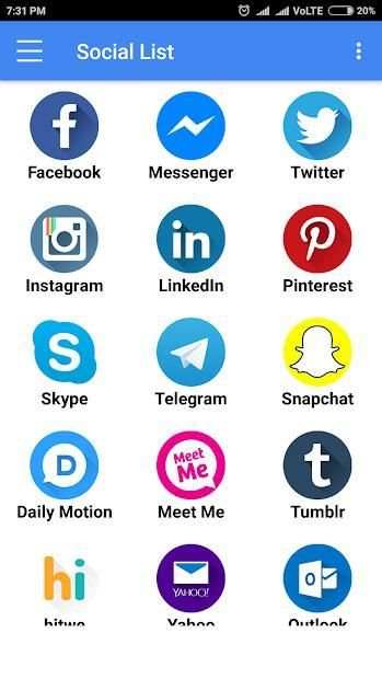 Social Networks : All in one Social Media Classic screenshot 4