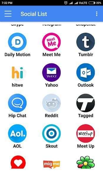 Social Networks : All in one Social Media Classic screenshot 5