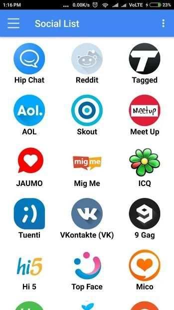 Social Networks : All in one Social Media Classic screenshot 3