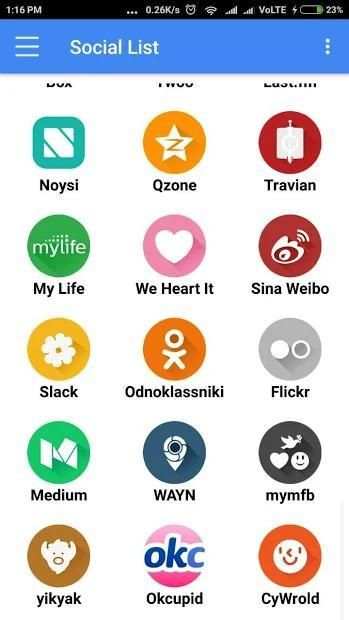 Social Networks : All in one Social Media Classic screenshot 2