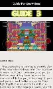 Guide For Snow Bros screenshot 3