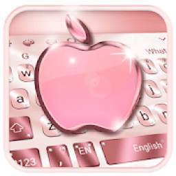 Rose Gold Diamond Keyboard For Phone 8 10001003