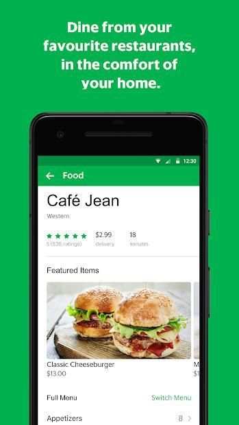 GrabFood - Food Delivery App स्क्रीनशॉट 3