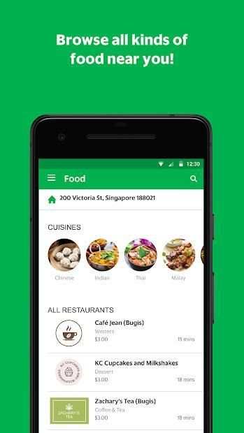 GrabFood - Food Delivery App स्क्रीनशॉट 2
