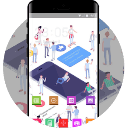 ikon Hand Drawing Theme Magazine People Cute