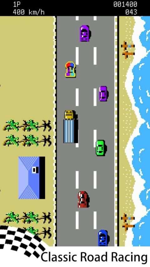 Car Racing-Road Fighter-The classic childhood game screenshot 1
