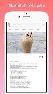Milkshake Recipes screenshot 1