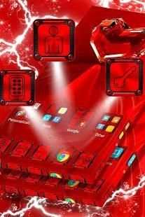 Red Crystal Heart Launcher screenshot 3