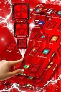 Red Crystal Heart Launcher screenshot 4