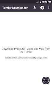 Video downloader for Tumblr screenshot 3