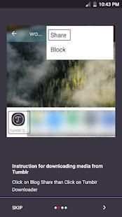 Video downloader for Tumblr screenshot 1