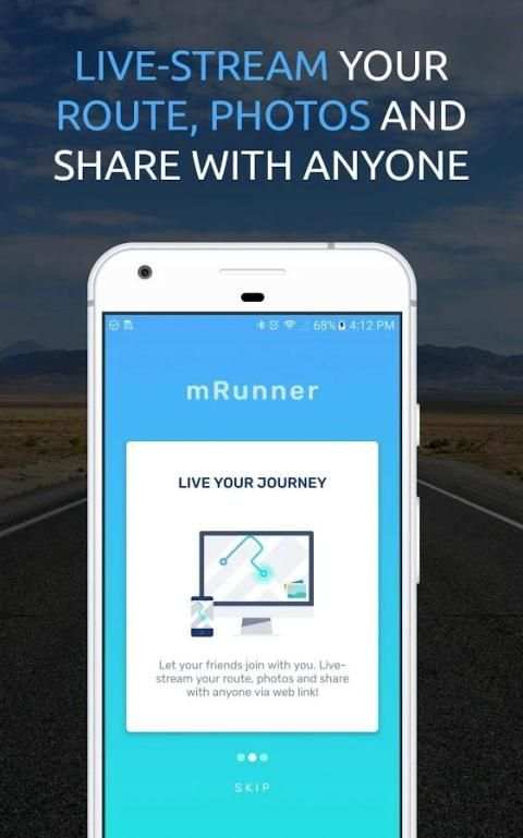mRunner Cycling & Running Tracker with GPS स्क्रीनशॉट 4