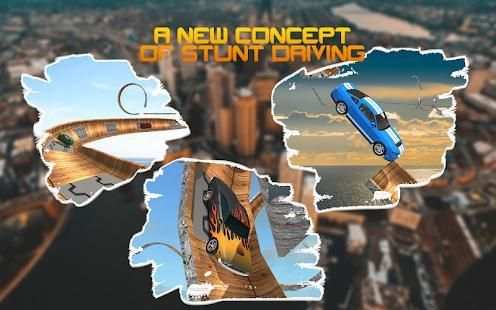 Vertical Mega Ramp Car Driving Stunts Simulator 3D screenshot 16