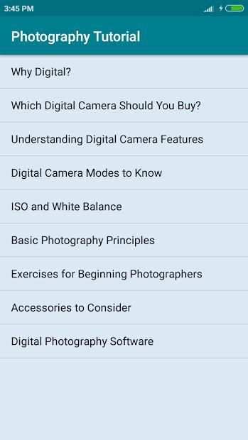 Photography Tutorial screenshot 2