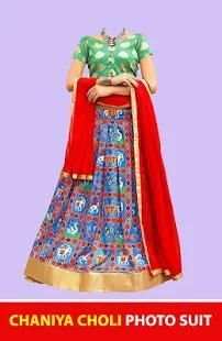 Chaniya Choli Photo Suit Editor For Festival 5 تصوير الشاشة